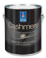 New York City Sherwin Williams picture of Cashmere paint can.